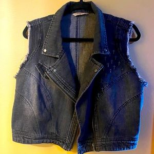 Highway Brand jean vest. Size: XL